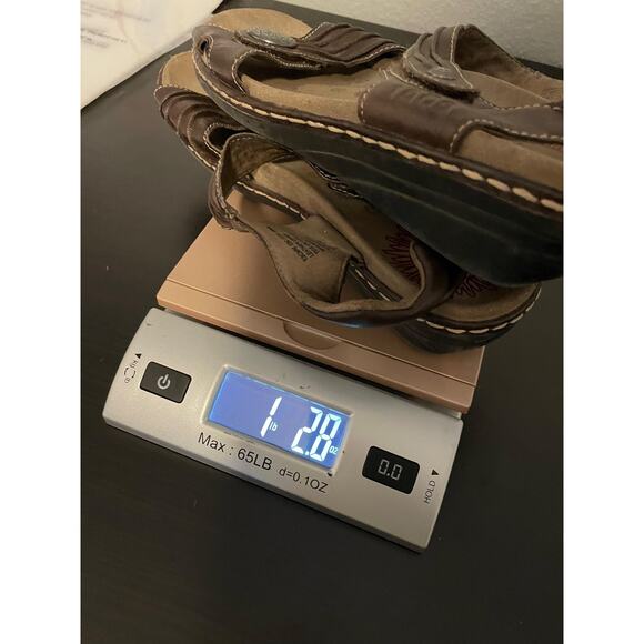 Taos Escape Sandals Womens Size 8 Brown Leather Slingback Comfort Strappy Boho - Picture 6 of 6